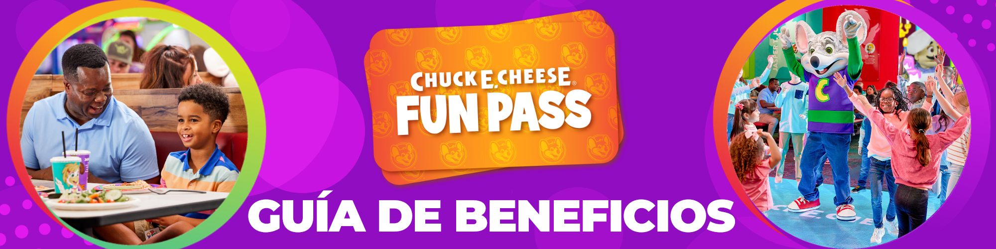 guía de beneficios chuck e cheese